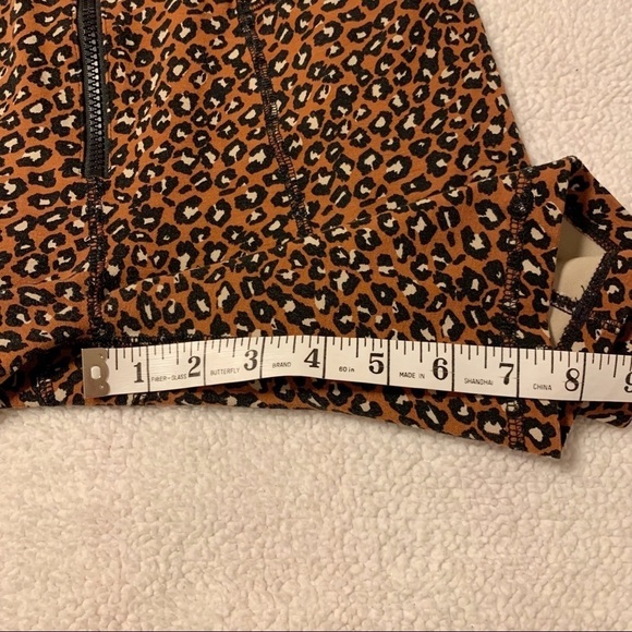 Free People Animal Print Bike Shorts “Lucky Strike” Cheetah Leopard High Rise - Picture 10 of 14